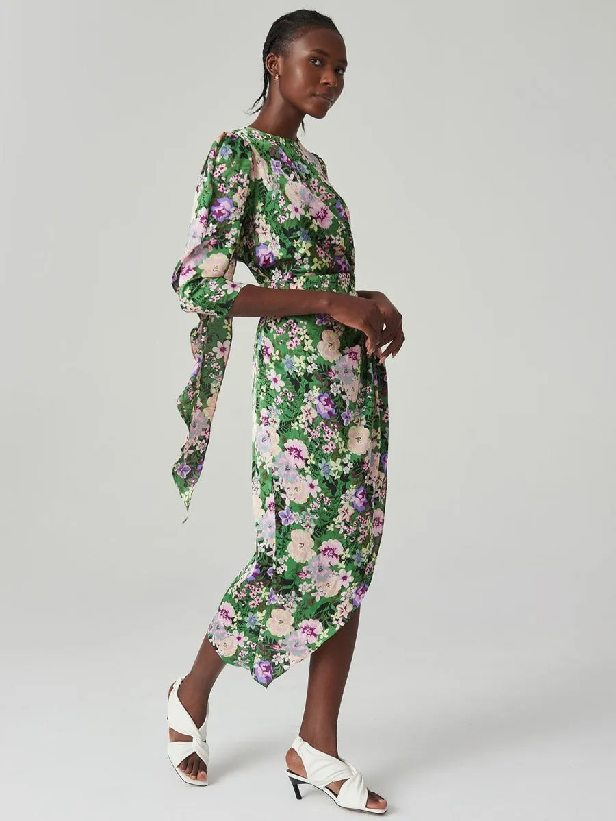 Be Myself FLORAL WRAP DRESS