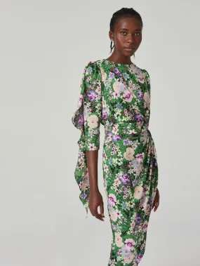 Be Myself FLORAL WRAP DRESS