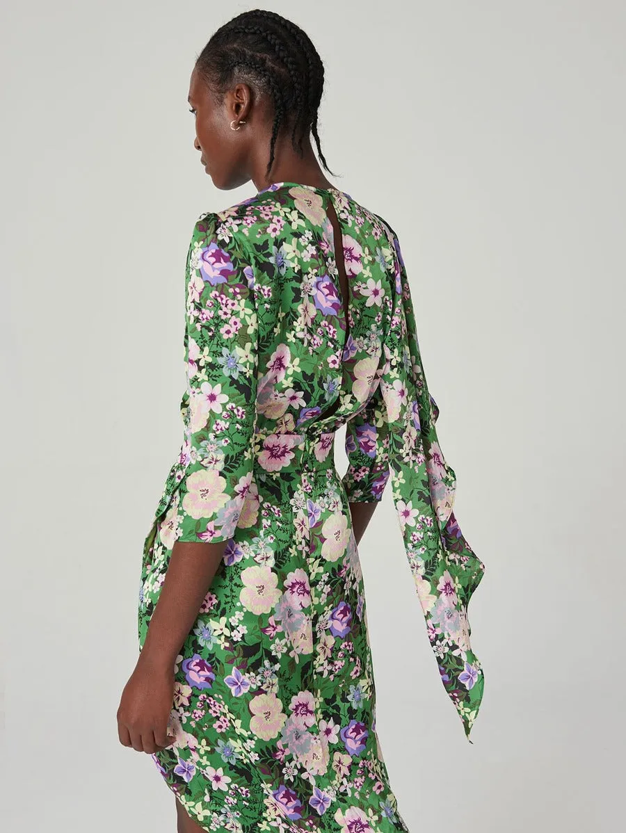 Be Myself FLORAL WRAP DRESS