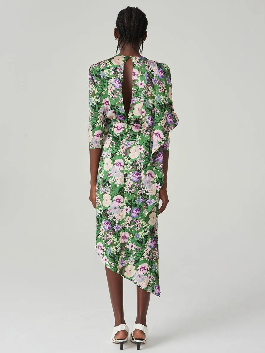 Be Myself FLORAL WRAP DRESS