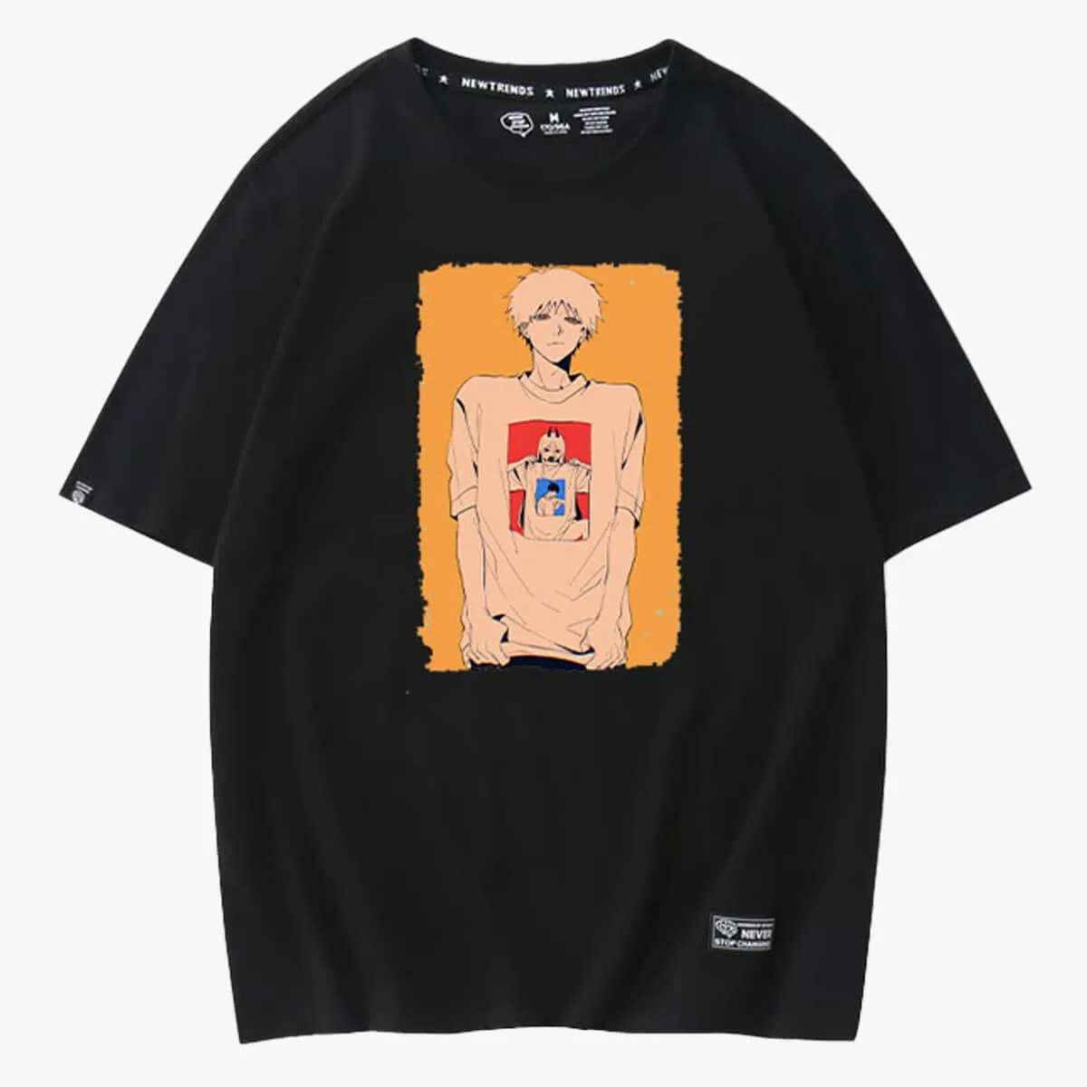 Chainsaw Man Inception Meme T-Shirt Denji and Power Photo