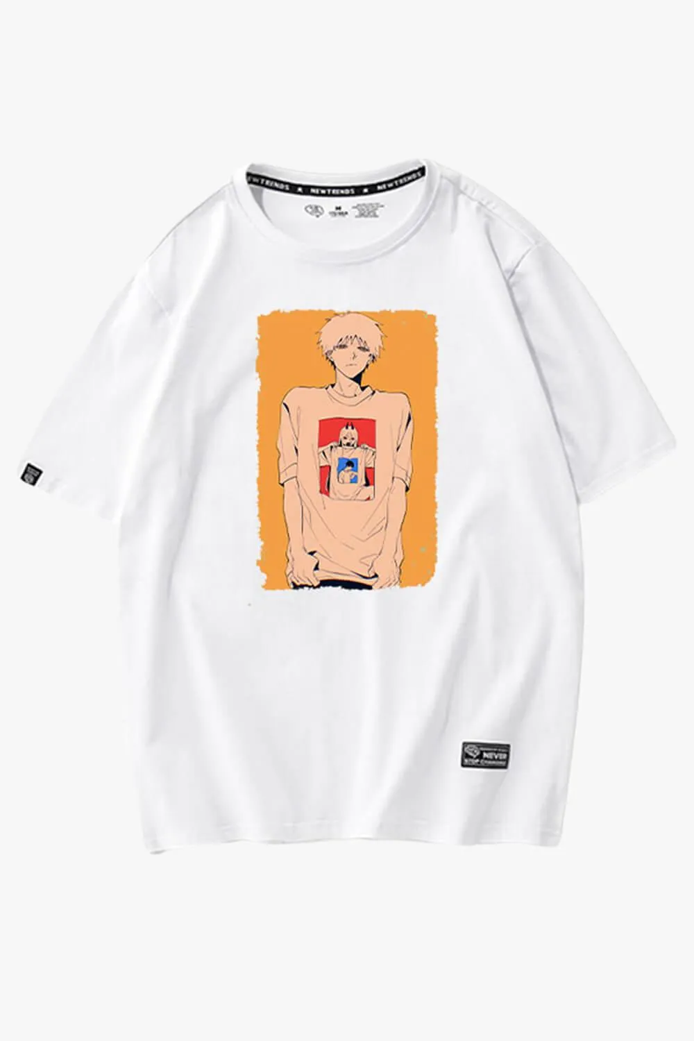 Chainsaw Man Inception Meme T-Shirt Denji and Power Photo