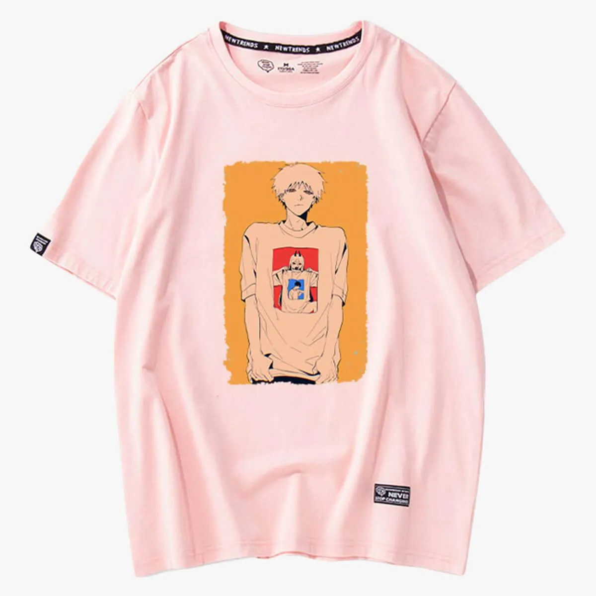 Chainsaw Man Inception Meme T-Shirt Denji and Power Photo
