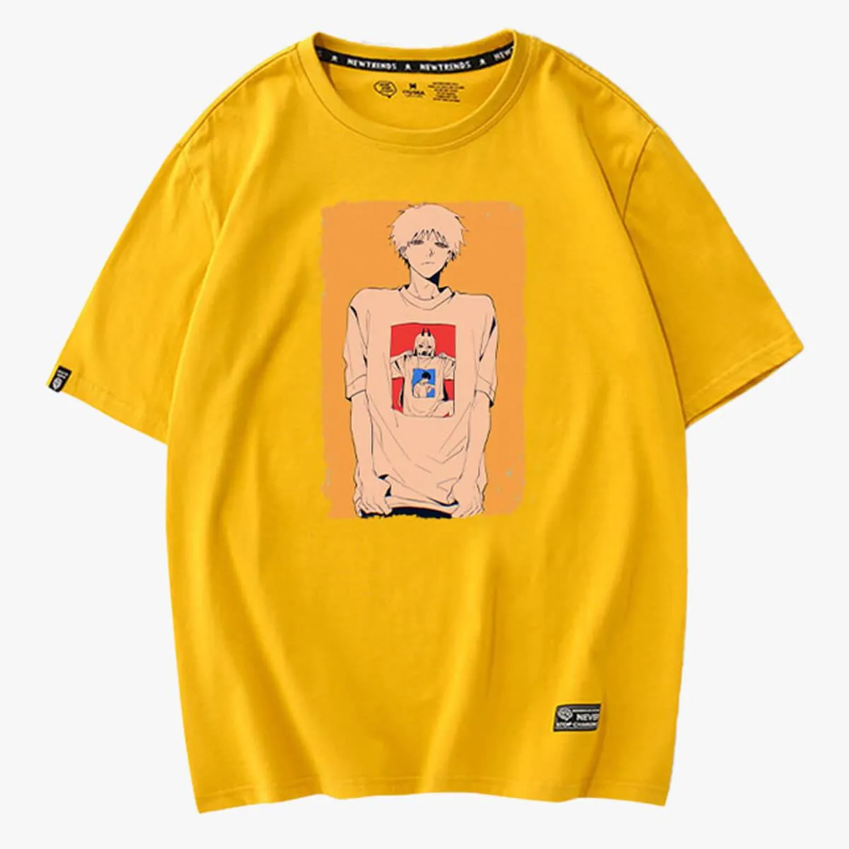 Chainsaw Man Inception Meme T-Shirt Denji and Power Photo