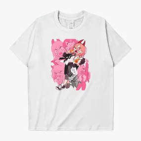 Chainsaw Man Power Cute Aesthetic T-Shirt
