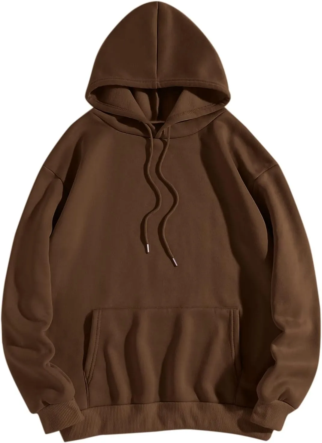 Cute Hoodies for Teen Girls Aesthetic Clothes Letters Graphic Pullover Sweatshirt Drop Shoulder Drawstring Hoodie