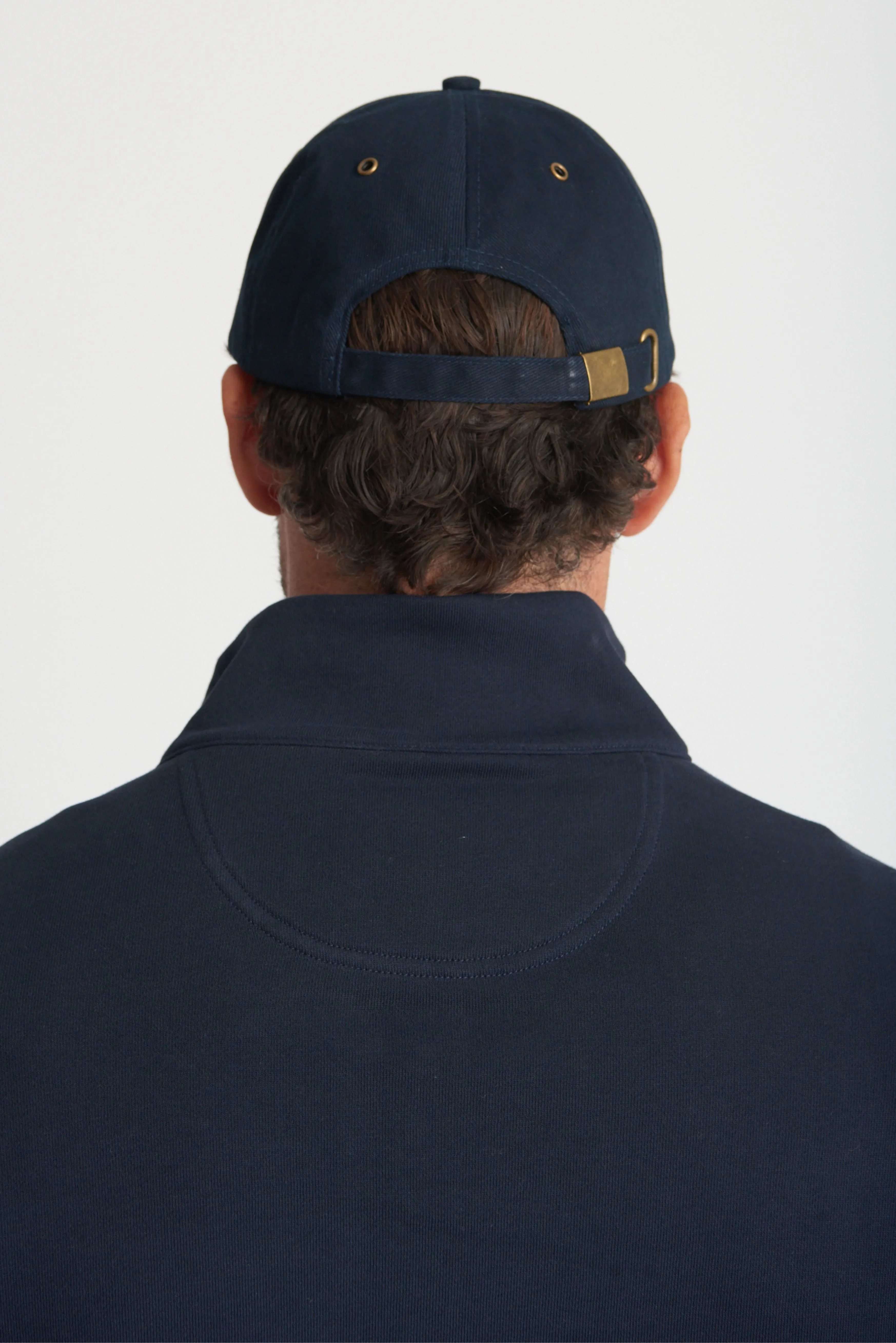 Embroidered 4390 Logo Navy/White Cap