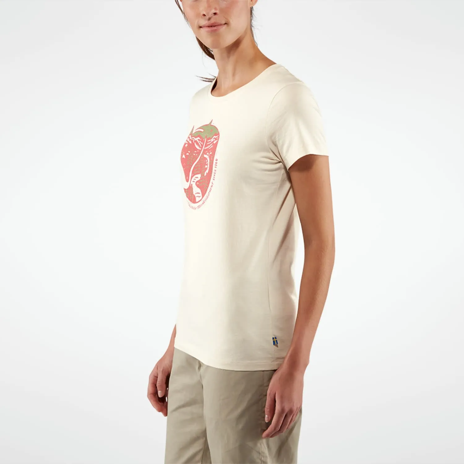 Fjällräven Women&#x27;s Arctic Fox Print T-shirt Mais Yellow | Buy Fjällräven Women&#x27;s Arctic Fox Print T-shirt Mais Yellow here | Outnorth