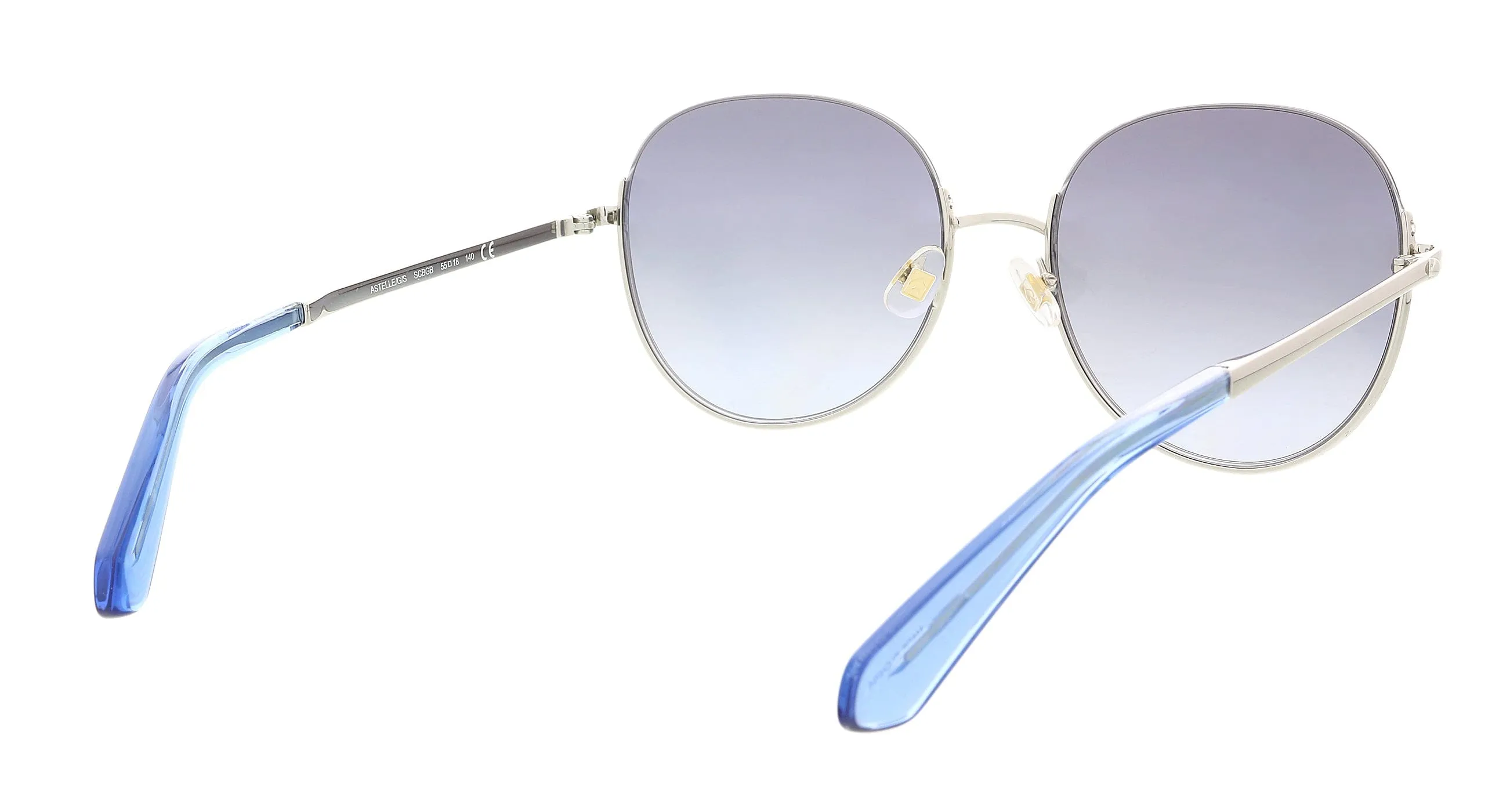 KATE SPADE ASTELLEGS 0SCB GB Silver Blue Round Sunglasses