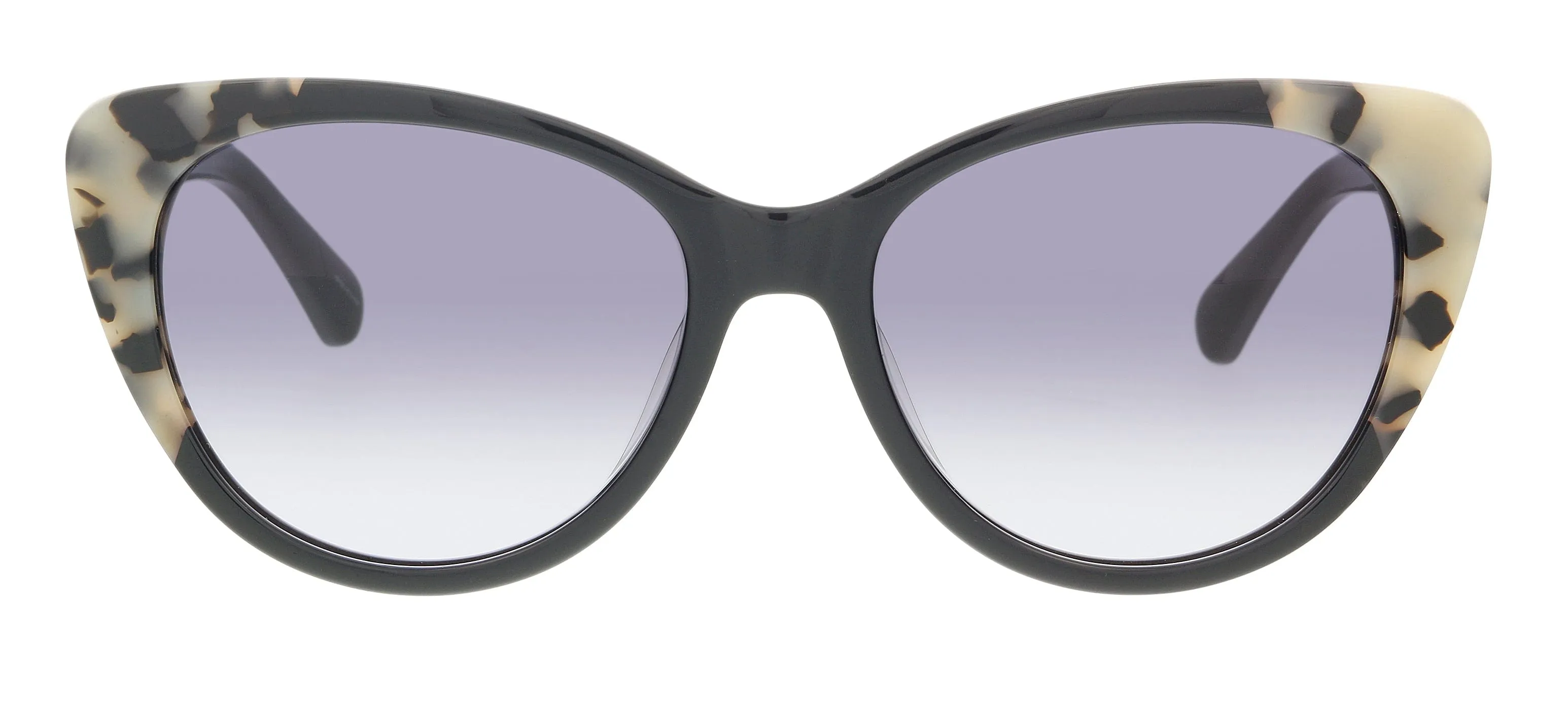 KATE SPADE SHERYS 0WR7 9O Black Havana Cateye Sunglasses