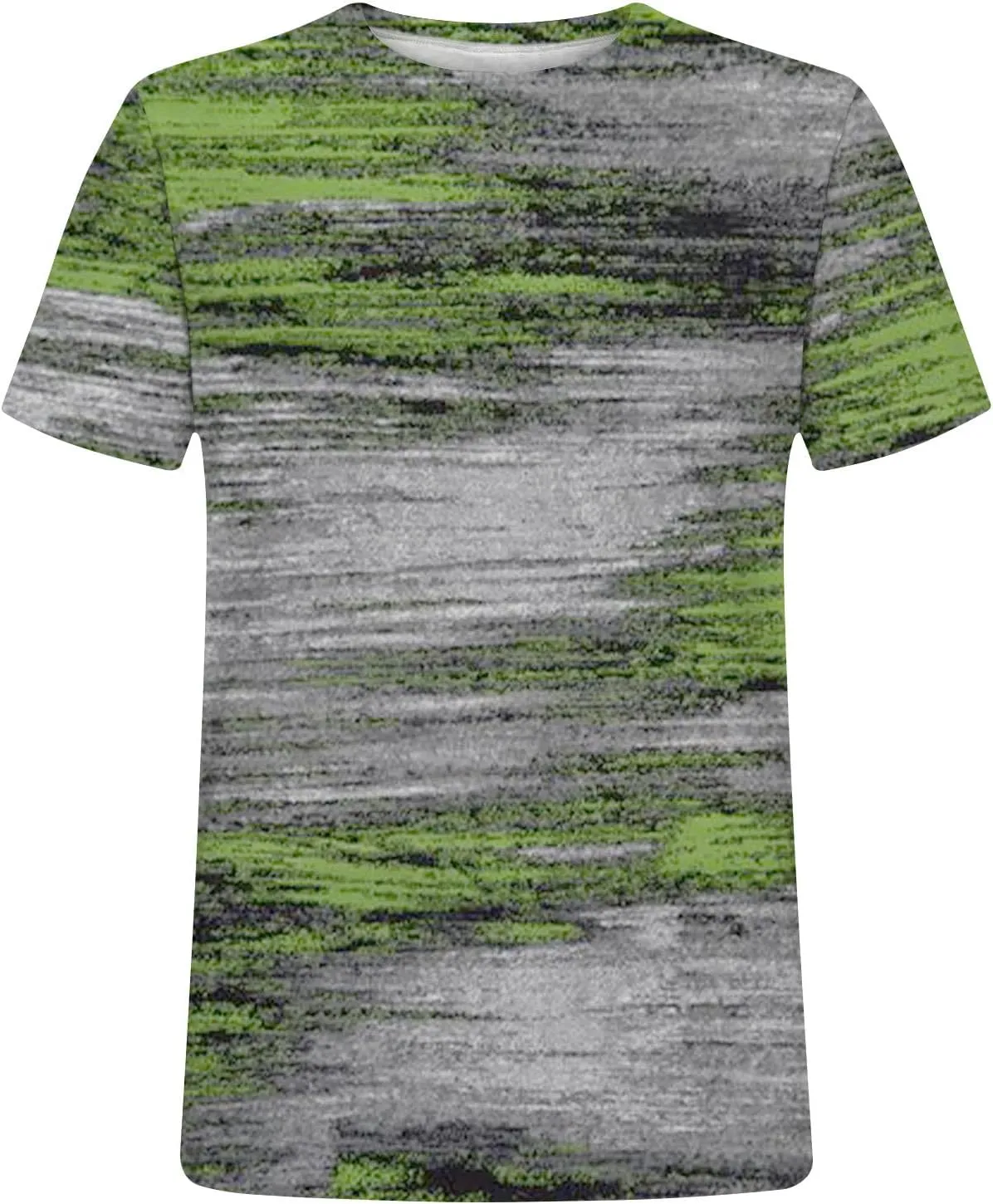 Muscularfit Mens Shirts Short Sleeve Casual Crewneck Pullover Tops Summer Print Gym Workout Tee Tops Fashion Outfits 2024