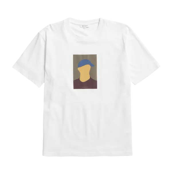 Norse Projects Johannes Cap Print T-Shirt - White
