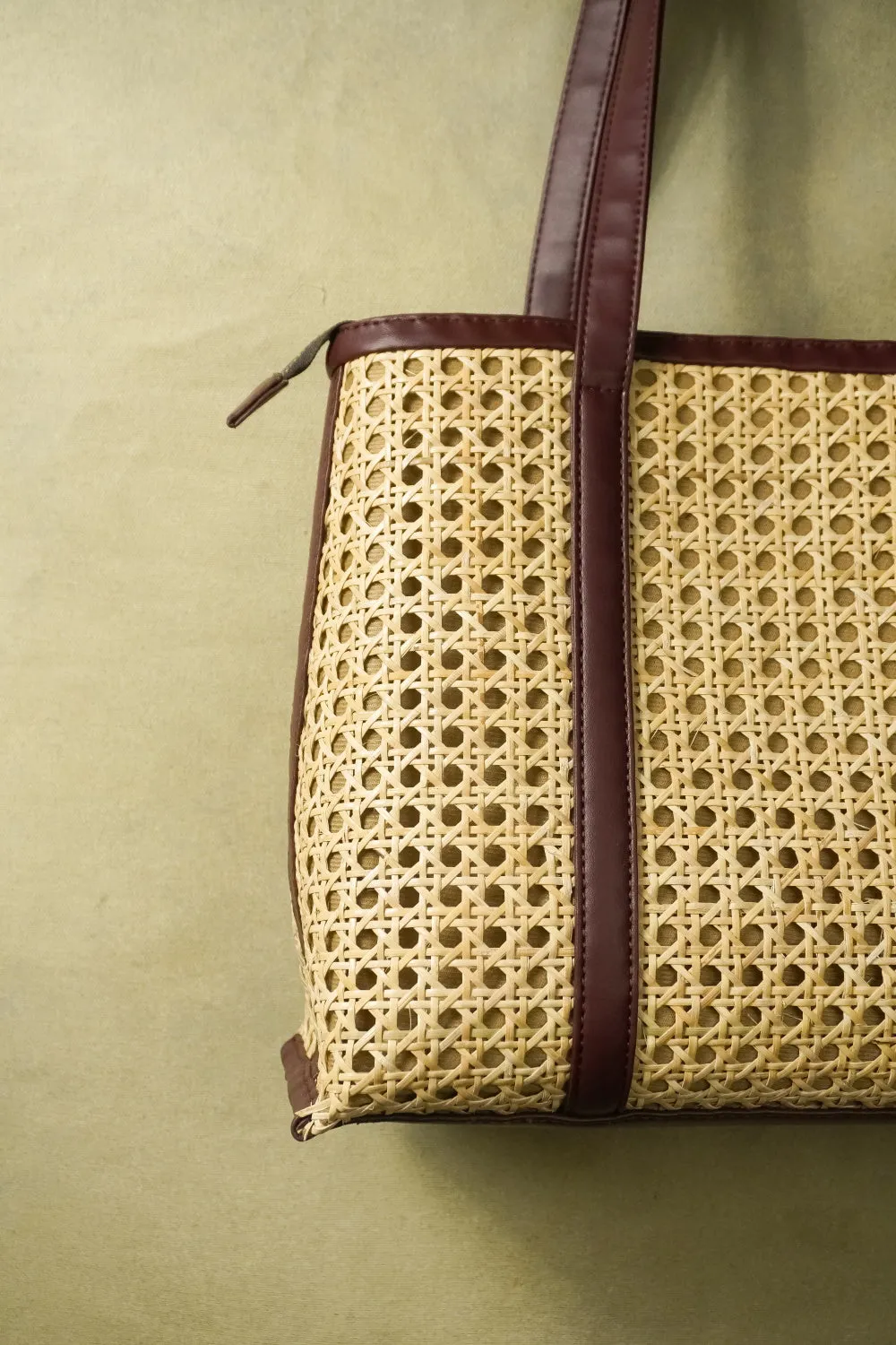 Rattan Tote Cane Bag