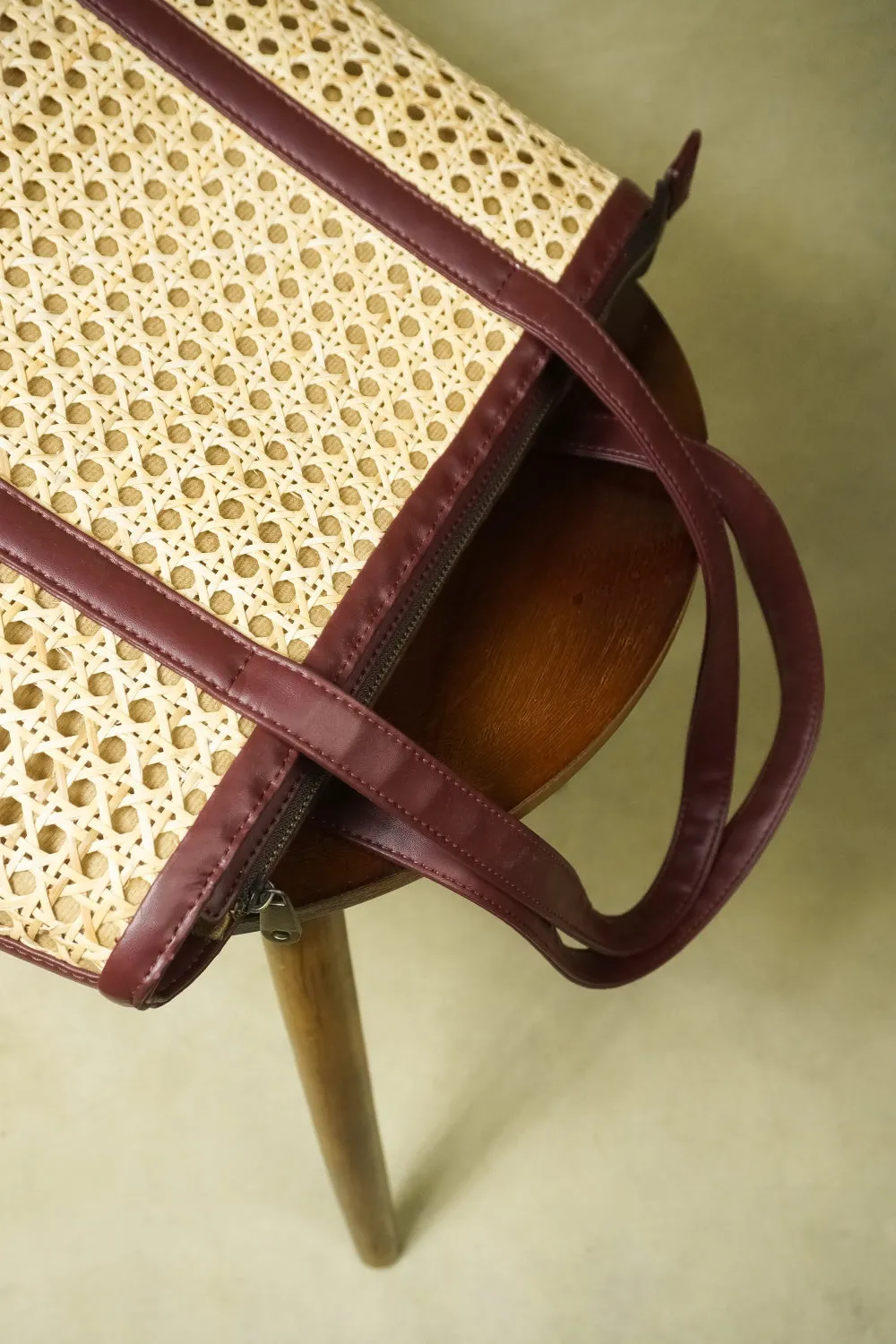 Rattan Tote Cane Bag