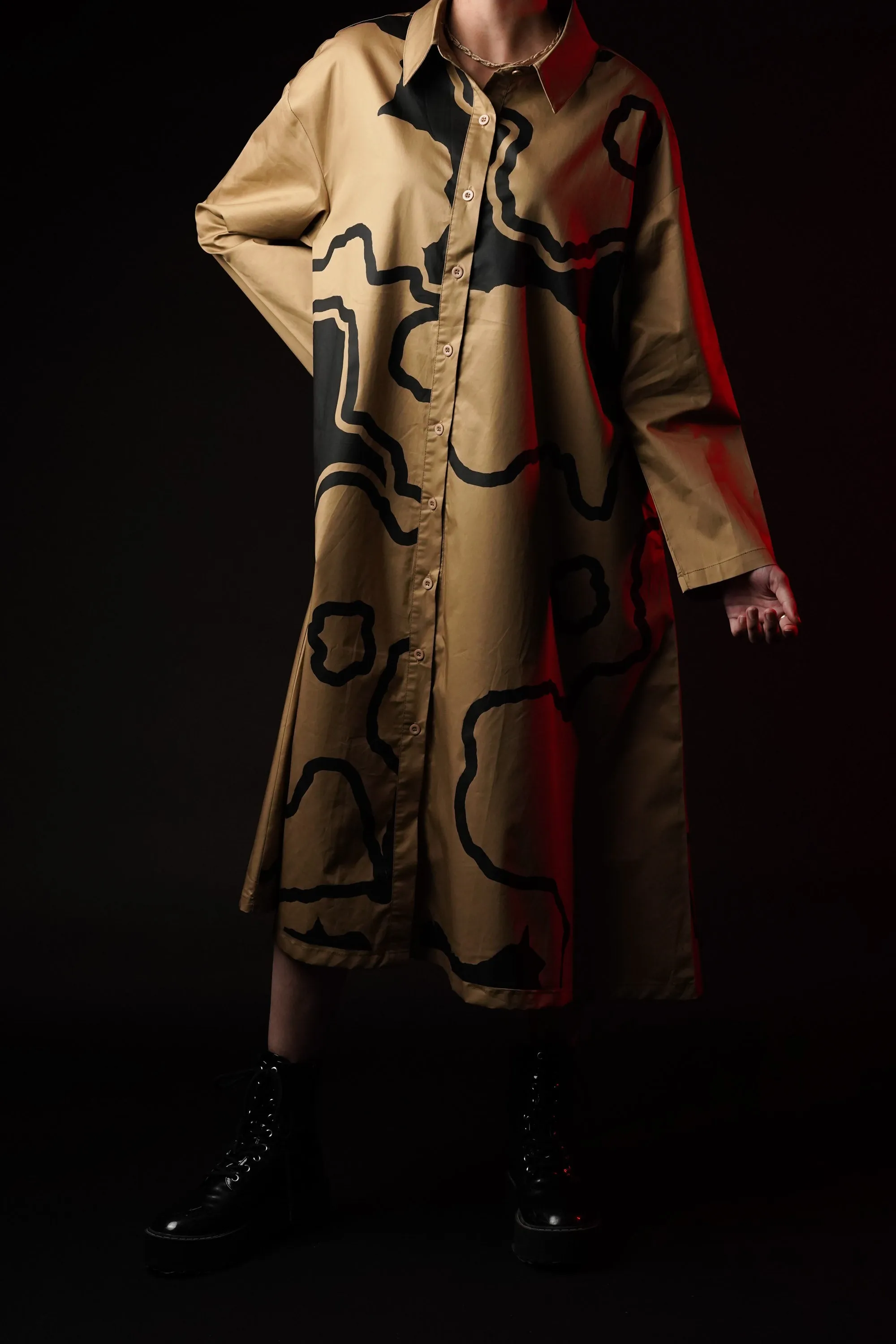 Uptown Oversized Shirt Dress