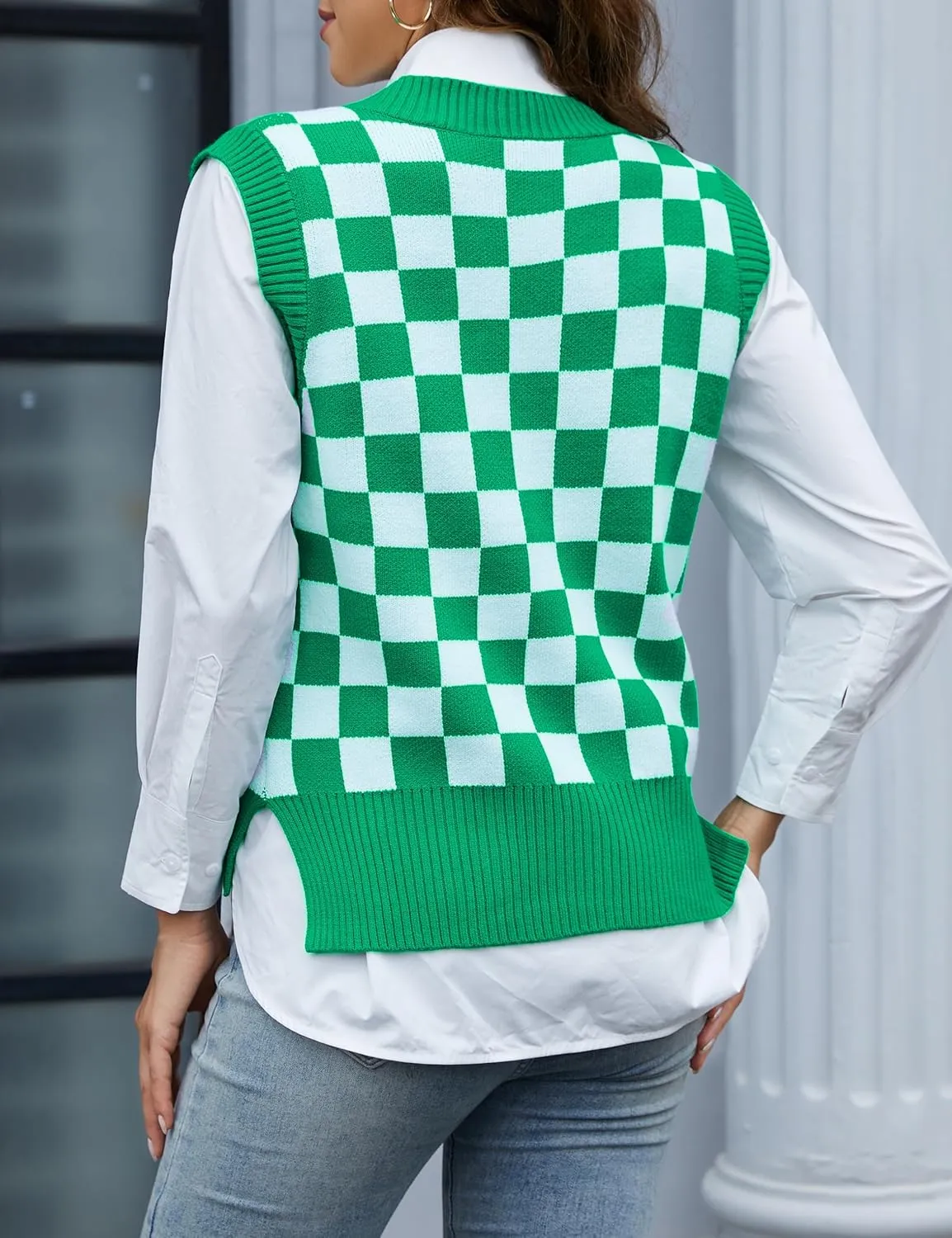 Women's Christmas Sweater Vest - Valentines, Mothers & St. Patrick's Day Outfits for Mom