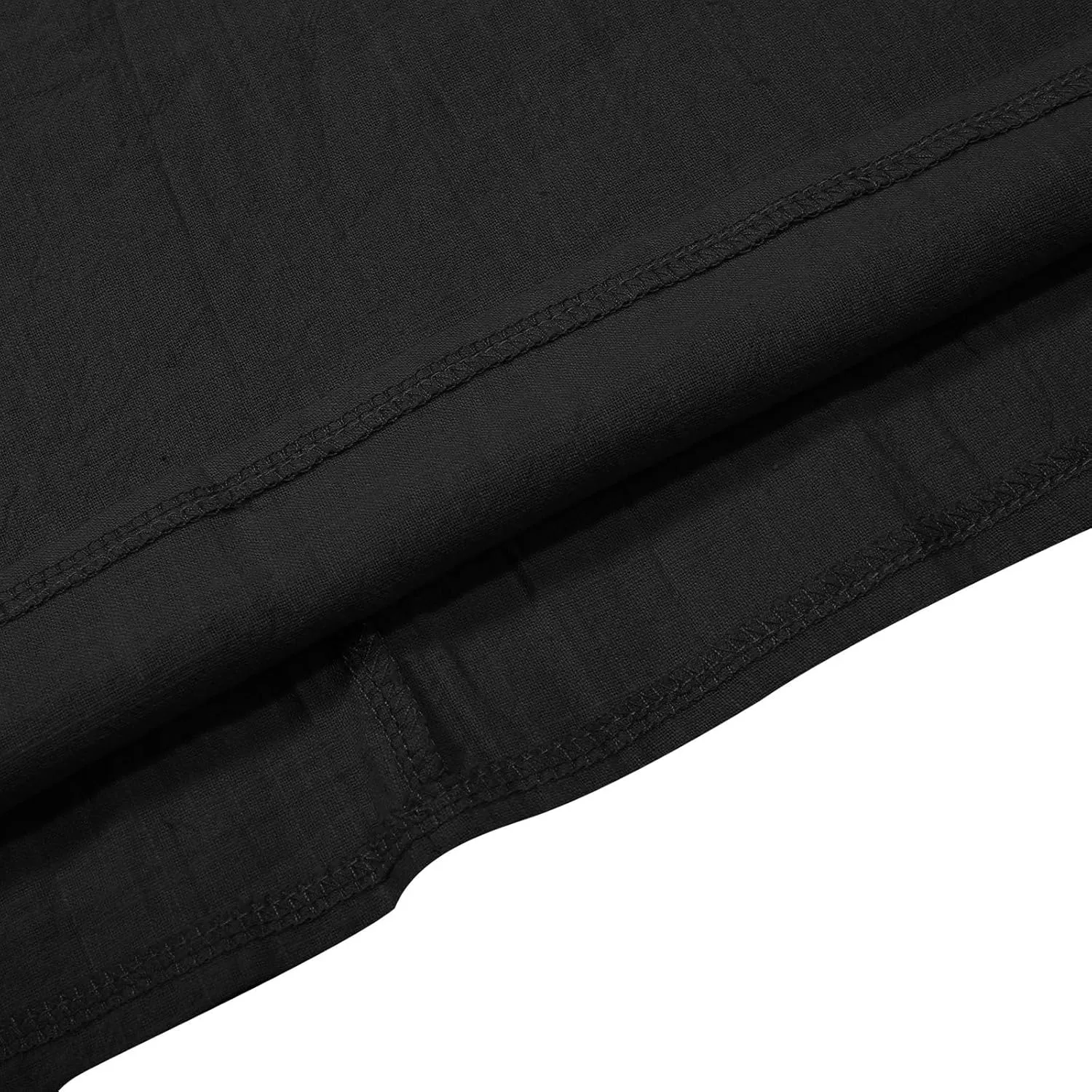 Womens Cotton Linen Skirts Trendy Elastic Waist Drawstring Long Skirts with Slit Long Flowy Ankle-Length Skirt