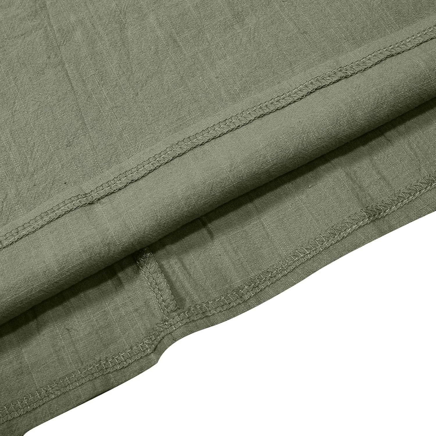 Womens Cotton Linen Skirts Trendy Elastic Waist Drawstring Long Skirts with Slit Long Flowy Ankle-Length Skirt